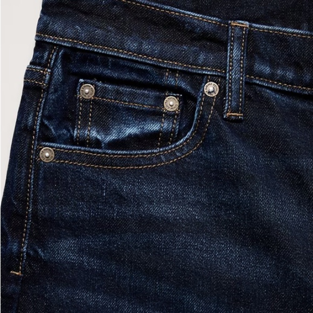 NWT! Banana Republic Dark Wash Mid-Rise 90S Loose Jeans 🩷(#826978) - Picture 6 of 6